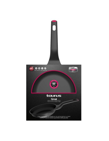 Uniwersalna patelnia aluminiowa non-stick o średnicy 28cm Taurus Great Moments 8414234809254 3