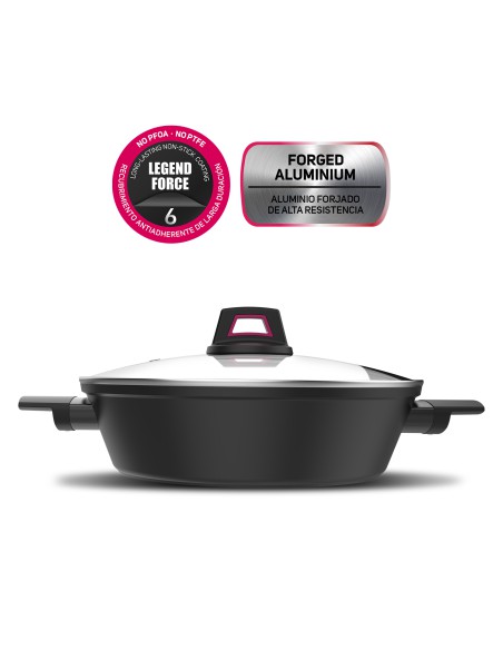 Niski garnek aluminiowy non-stick 28cm Taurus Best Moments 8414234809421