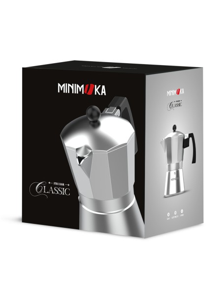 Tradycyjna włoska kawiarka na 6 filiżanek kawy Taurus Minimoka 6 8414234840783 3