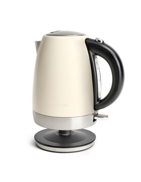 Stylowy czajnik elektryczny o pojemności 1.7l, 2200W Taurus Vintage Cream 8414234585264 2