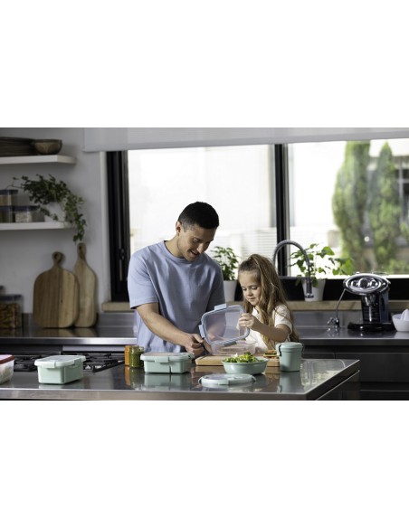 Lunchbox ze sztućcami na jedzenie 1l Curver Eco - Lunchbox ze sztućcami na jedzenie 1l Curver Eco 3253920953063 4