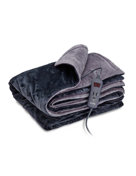 Koc rozgrzewający elektryczny 140x180 cm Solac 8433766550755