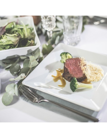 Nowoczesny talerz płytki kwadratowy Lubiana Classic 27 cm 5900245152029 6