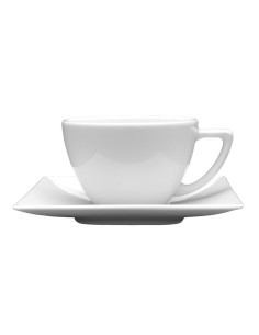 Nowoczesna filiżanka do herbaty ze spodkiem Lubiana Classic 200ml 14cm 5900245153477 2