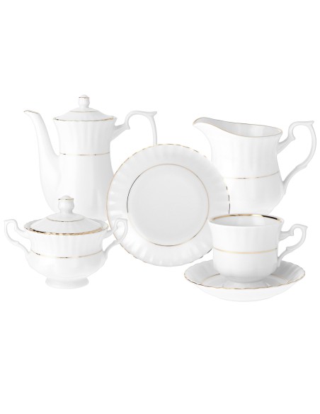 Serwis kawowy 39 elementów dla 12 osób Chodzież Iwona Złota Linia - Serwisy Serwis kawowy 39 elementów dla 12 osób Chodzież Iwona Złota Linia 5903353164427 14