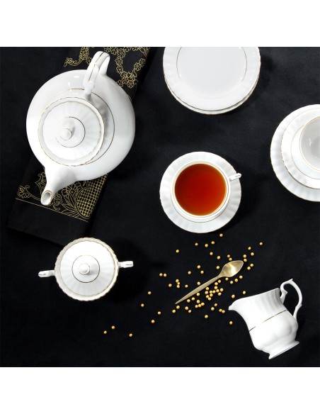 Serwis kawowy 39 elementów dla 12 osób Chodzież Iwona Złota Linia - Serwisy Serwis kawowy 39 elementów dla 12 osób Chodzież Iwona Złota Linia 5903353164427 20