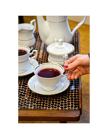 Serwis kawowy 39 elementów dla 12 osób Chodzież Iwona Złota Linia - Serwisy Serwis kawowy 39 elementów dla 12 osób Chodzież Iwona Złota Linia 5903353164427 23