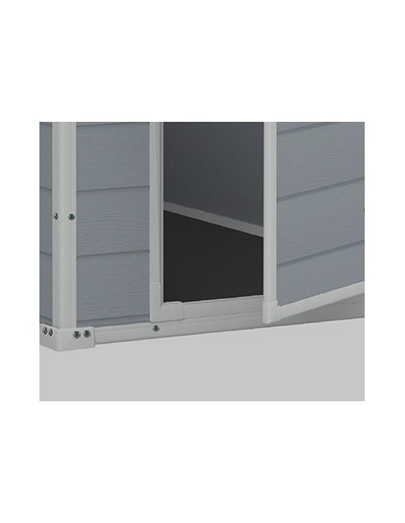 Szary domek narzędziowy do ogrodu szary 4x6 Keter Manor 7290103660352 14