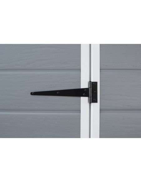 Szary domek narzędziowy do ogrodu szary 4x6 Keter Manor 7290103660352 22