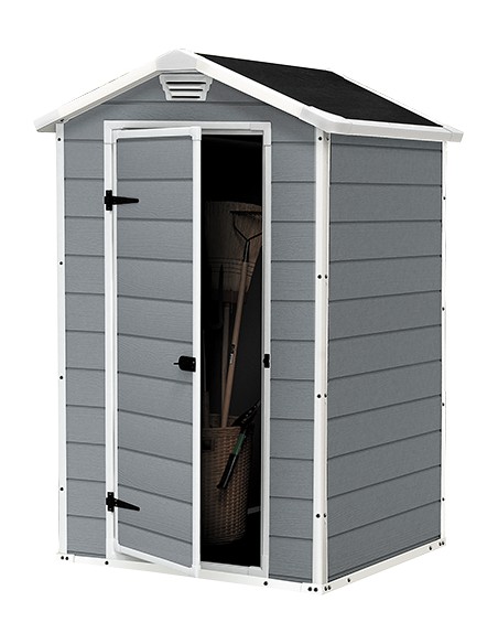 Domek narzędziowy do ogrodu szary Keter Manor 4x3 7290103659028 9
