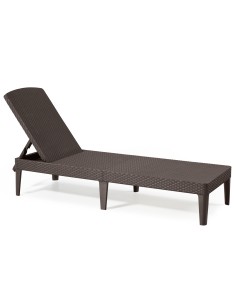 Regulowany leżak ogrodowy Jaipur Keter brązowy, 58 x 187 cm 8711245144894 2