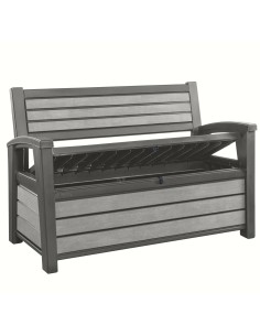 Ławka ze schowkiem ogrodowa ze skrzynią 227l Keter Hudson 7290106936300 2