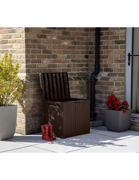 Ogrodowa Schowek 113l brązowy Keter City 7290112631282 19