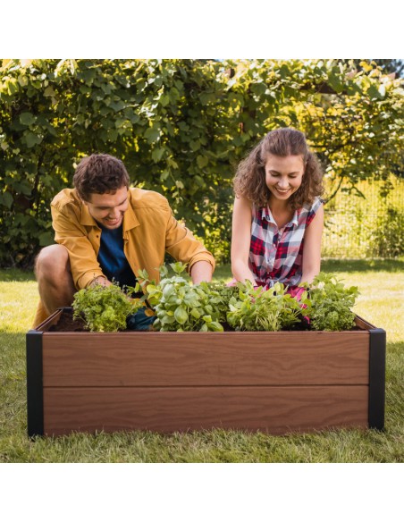 Praktyczne obrzeże grządki Keter Maple 106 x 106 x 32 cm 7290112633514 13