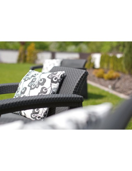 Piękny zestaw mebli balkonowych Keter Corfu Weekend 2 x fotel + stolik 3253929119149 7