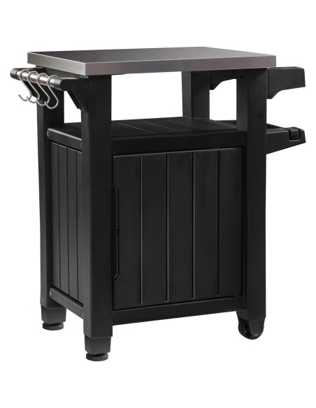 Ogrodowy barek stolik szafka do grilla 105l Keter Unity 7290106931343 9