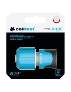 Szybkozłącze - przelot ERGO 3/4" Cellfast 5901828859847 2