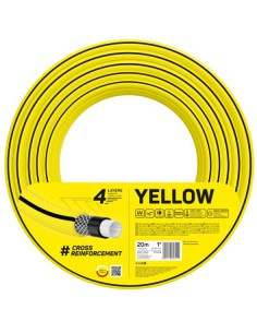 Wąż ogrodowy 4 warstwowy Cellfast 4Yellow 1" 20 mb 5907512607114 2