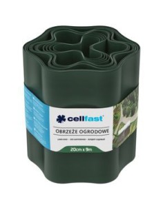 Ciemnozielone obrzeże ogrodowe Cellfast 20 cm x 9 m 5901828850851 2