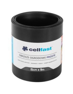 Proste czarne obrzeże ogrodowe Cellfast 15 cm x 9,0 m 5907553505523 2