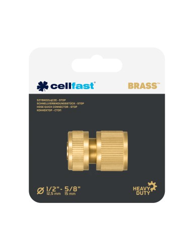 Szybkozłącze - stop 1/2" Cellfast BRASS 5907553509200 3