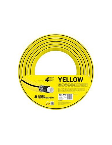 Wąż ogrodowy 4 warstwowy Cellfast 4Yellow 1/2" 20 mb 5907512607015