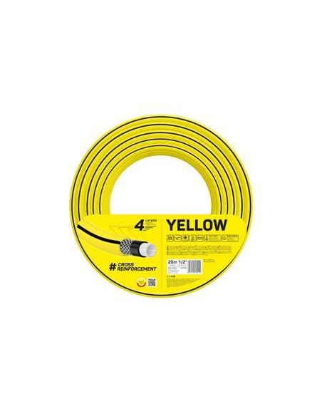 Wąż ogrodowy 4 warstwowy Cellfast 4Yellow 1/2" 20 mb 5907512607015