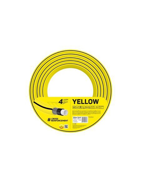 Wąż ogrodowy 20 mb 4 warstwowy Cellfast 4Yellow 3/4" 5907512607077