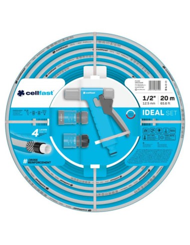 Zestaw IDEAL wąż, zraszacz szybkozłącza i przyłącze Cellfast 5907512607220 2