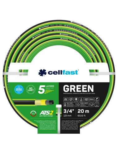 5 warstwowy wąż ogrodowy Cellfast GREEN ATS2 TM 3/4" 20 mb 5907512607398 2