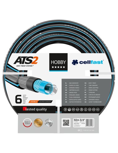 Wąż ogrodowy  50 mb 6 warstwowy Cellfast HOBBY ATS2 TM 3/4" 50 mb 5901828852978