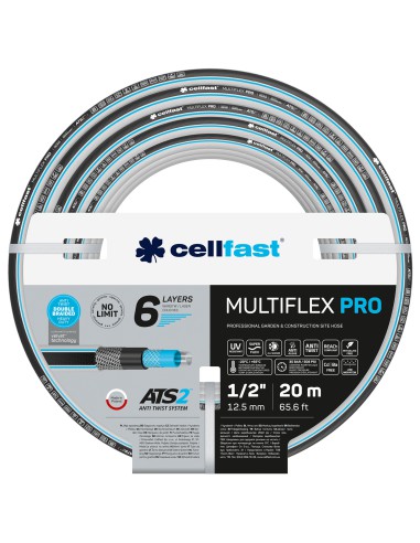 Wąż ogrodowy 6 warstwowy Cellfast MULTIFLEX ATSV TM 1/2" 20 mb 5907512607435 2