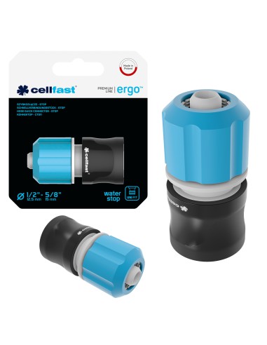 Szybkozłącze - stop ERGO 1/2"-5/8" Cellfast 5901828859816 5