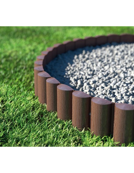 Brązowa palisada ogrodowa 4 ECO Cellfast 8,5 cm x 2,4 m 5901828858512 26