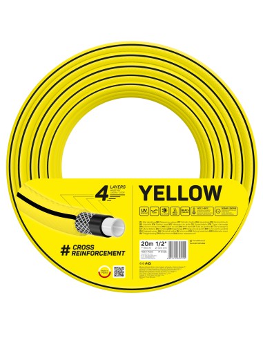 Wąż ogrodowy 4 warstwowy Cellfast 4Yellow 1/2" 20 mb 5907512607015 2