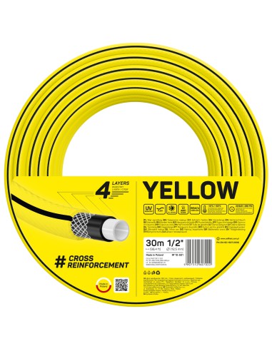 Wąż ogrodowy 1/2" 4 warstwowy Cellfast 4Yellow 30 mb 5907512607022 3