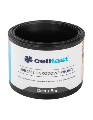 Czarne proste obrzeże ogrodowe Cellfast 10 cm x 9,0 m 5907553505516 3