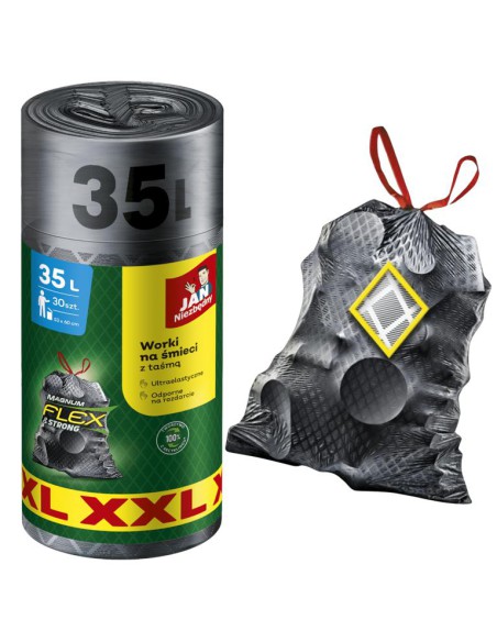 Mocne worki na śmieci Jan Niezbędny 35L 30 szt. 5900536353470