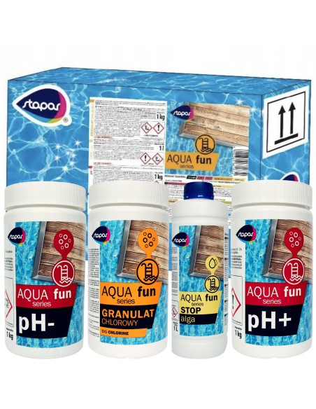 Startowy zestaw do pielęgnacji basenu 5 w 1 Stapar Aqua fun 5902349681832 10