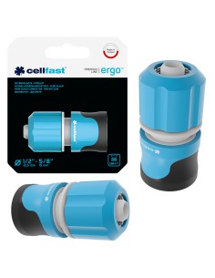 Szybkozłącze - przelot ERGO 1/2"-5/8" Cellfast 5901828859830