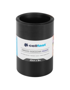 Czarne obrzeże ogrodowe proste Cellfast 20 cm x 9,0 m 5907553505530