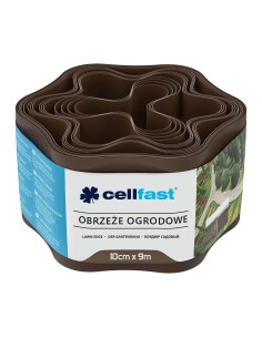 Obrzeże ogrodowe brązowe Cellfast 10 cm x 9 m 5901828850868