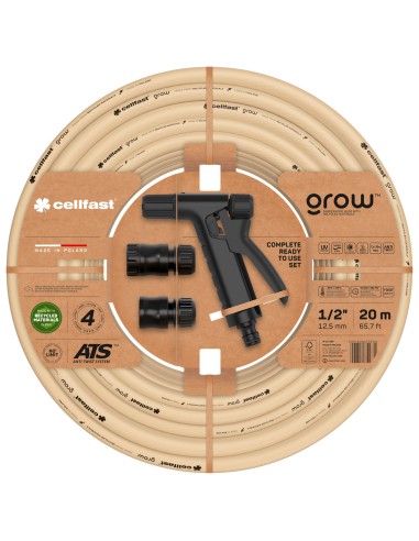 Zestaw wąż zraszacz szybkozłącza przyłącze Cellfast - Węże ogrodowe