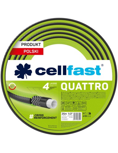 4-warstwowy wąż ogrodowy Cellfast Quattro 1/2" 25m 5907512603505 24