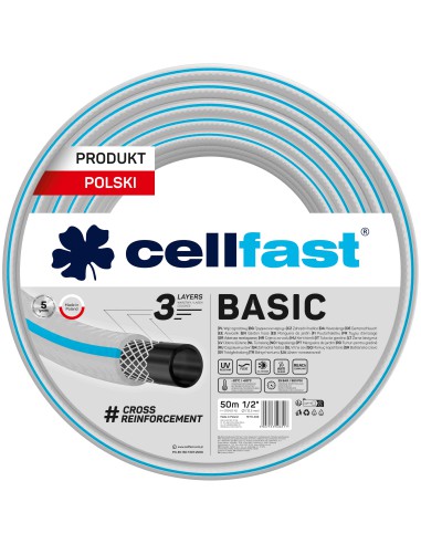 Ogrodowy wąż 3-warstwowy 1/2" Cellfast Basic 20m 5907553508517 35