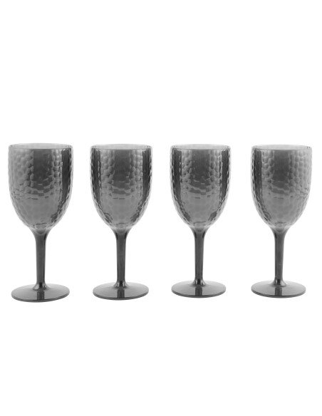 Elegancki zestaw 4 plastikowych kieliszków do wina Fete Cambridge 5054061137989 8