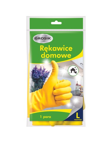 Rękawiczki L domowe Grosik - Akcesoria do sprzątania