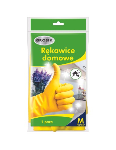 Rękawiczki M domowe Grosik - Akcesoria do sprzątania