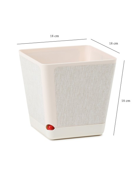 Praktyczna doniczka Kora Lamela kremowa, 18 cm 5900119070145 2