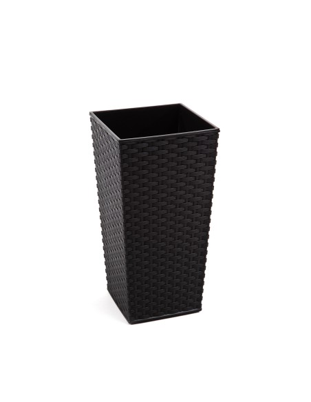 Czarna donica rattanowa Finezja Lamela 40 x 40 x 75 cm - Skrzynki i doniczki Czarna donica rattanowa Finezja Lamela 40 x 40 x 75 cm 5900119045754 11